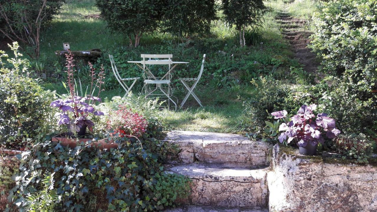 Appartements - Charme, Jardin Et Vue Imprenable En Plein Coeur De St-Cirq 생시르크라포피 외부 사진